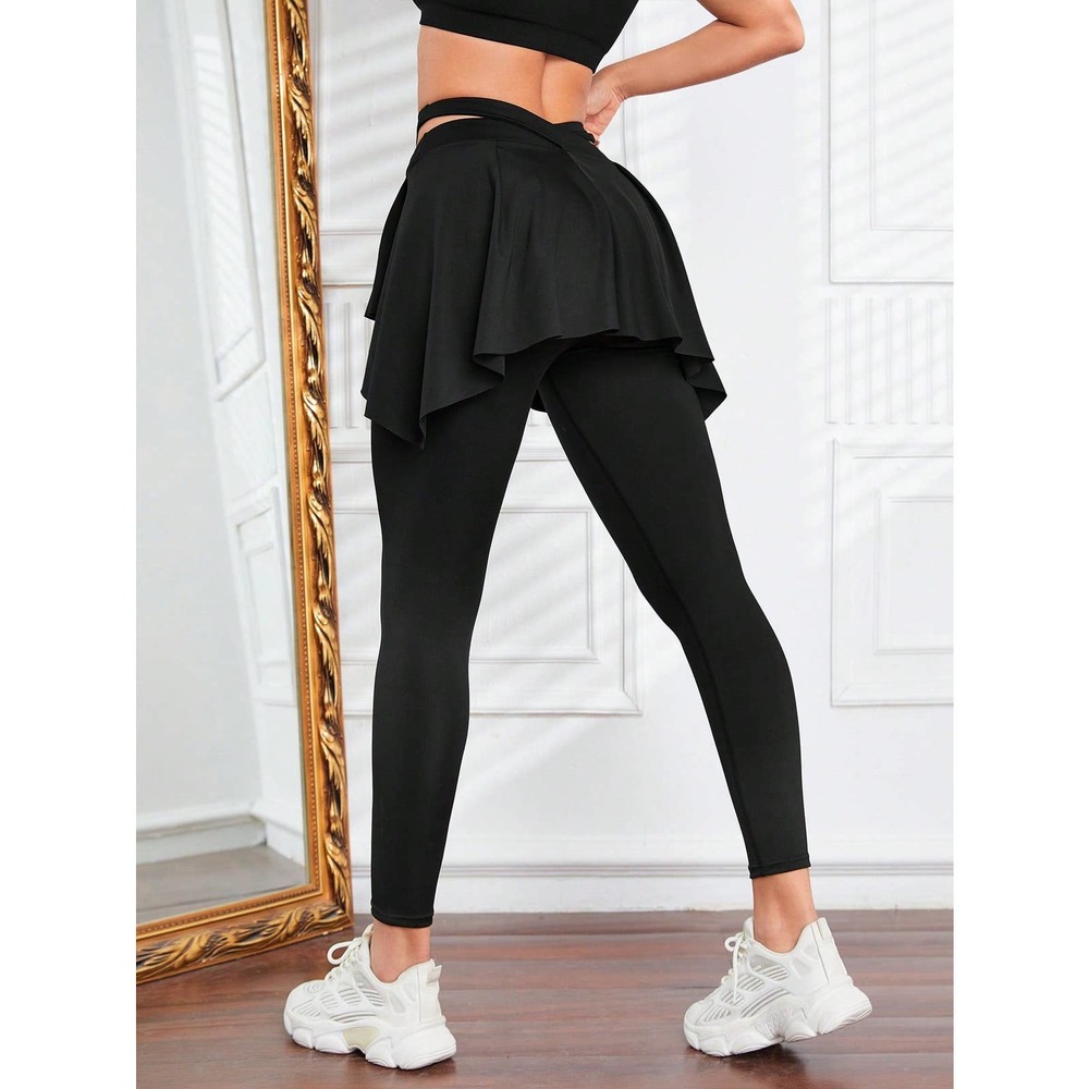 🌟 Wide Waistband Phone Pocket Side Leggings yoga workout - Picture 9 of 11